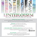 Flyer Expositie Lentebloesem, Kunstzentrum Coldam (Duitsland)