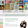 Flyer Groepsexpositie Tezamen-Zusammen in Kunstzentrum Coldam