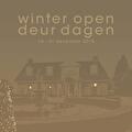 Flyer Winter Open Deur Dagen: Beeldentuin en Galerie Mariënheem 2018