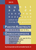Flyer Atelierroute Kunst aan de rand van Nederland