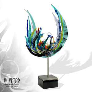 -OCEAN BLOSSOM-
Glasfusing / RVS / Natuursteen

